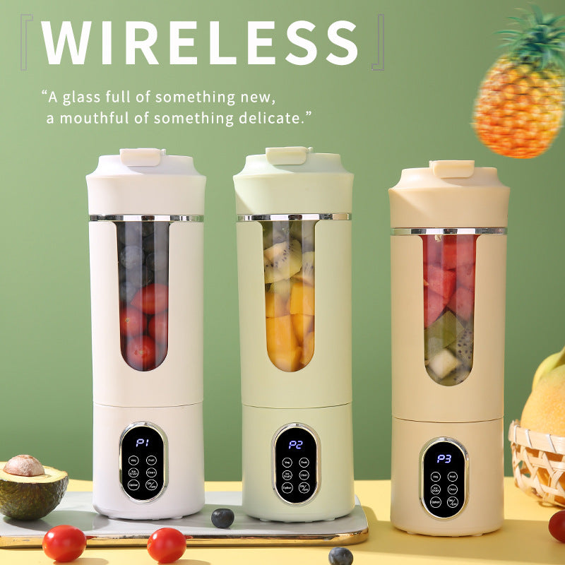 Handheld smoothie maker with USB rechargeable battery