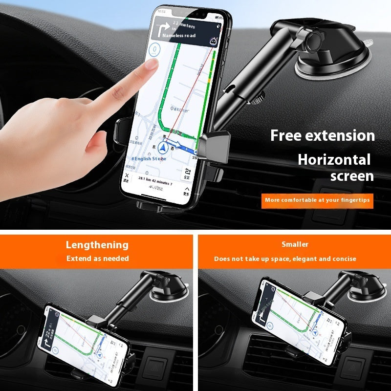 Hands-Free Universal Car Phone Holder for Safe Driving and Navigation
