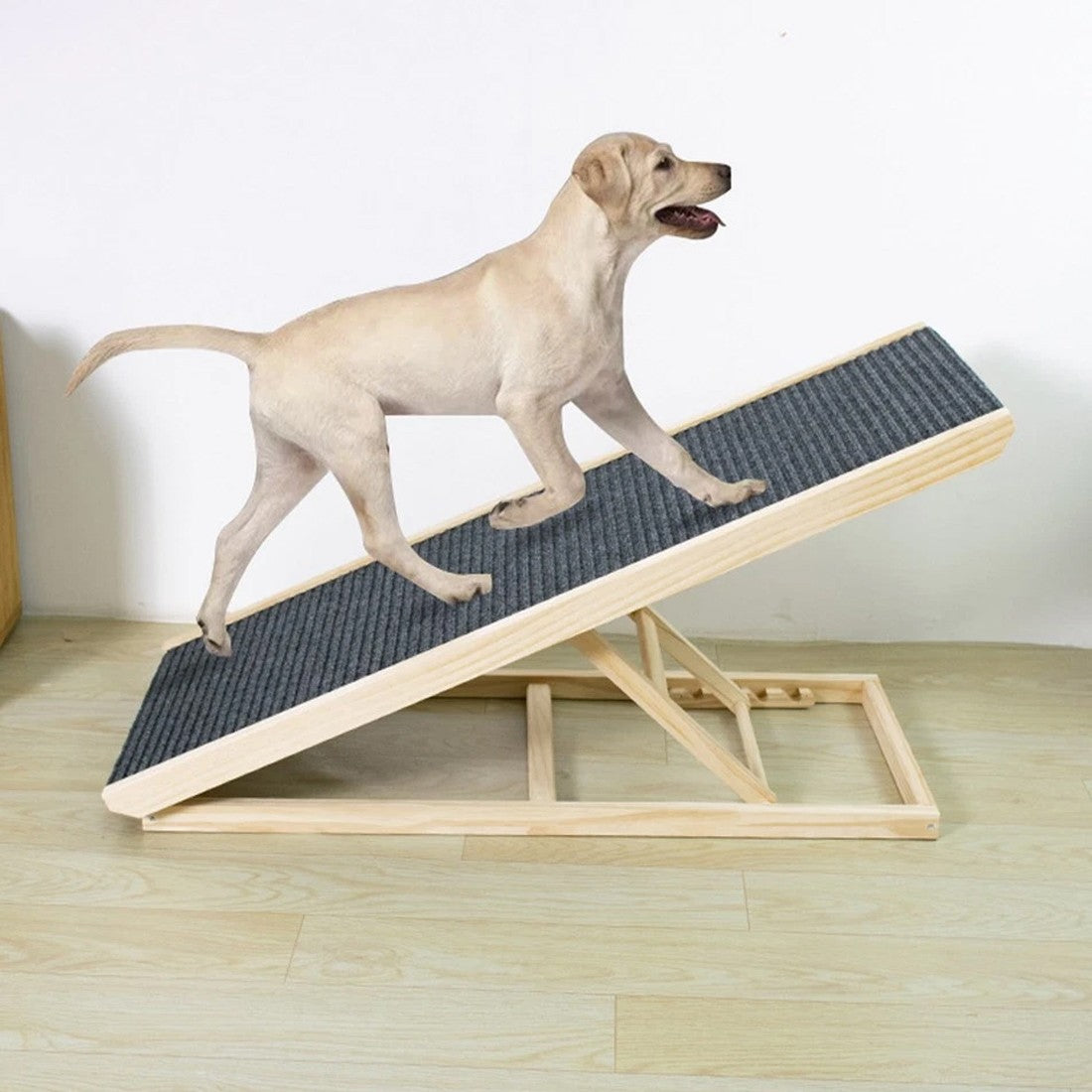 Heavy Duty Folding Dog Ramp with Anti-Slip Surface – Safe Pet Ramp for Cars and Furniture