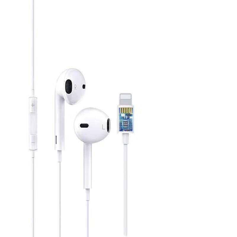 iPhone Lightning Wired Earphones with Automatic Pop-Up, Noise Isolating In-Ear Headset for iPhone