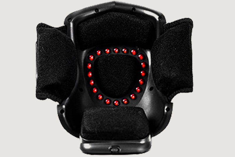 Knee pain relief device with air compression massage