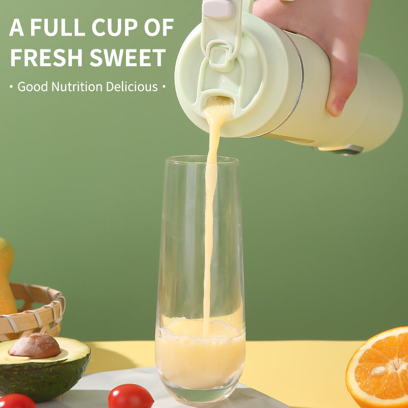 Mini rechargeable juice mixer for fruits and protein shakes