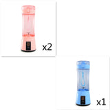 Personal smoothie and juice maker with rechargeable battery