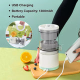 Portable Electric Fruit Juicer Citrus Press for oranges, lemons, and limes