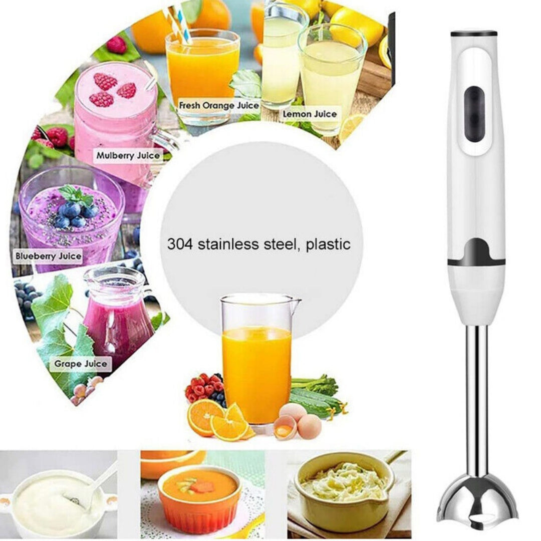 Portable Electric Stick Blender for Kitchen Food Preparation, Smoothies, Sauces & Soups