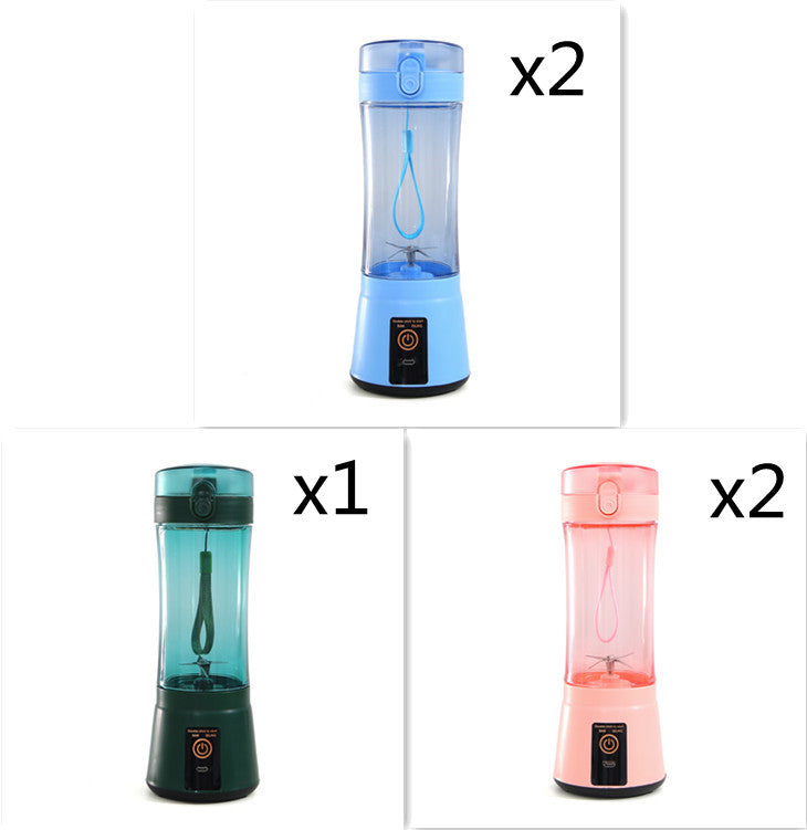 Rechargeable shake blender for protein drinks