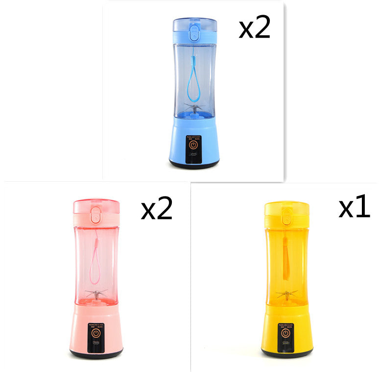 Fresh juice cup with USB rechargeable blender