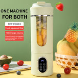 Portable rechargeable juice blender for fresh smoothies and shakes