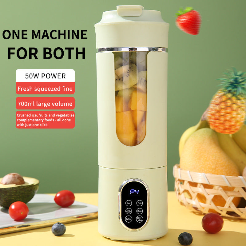 Portable rechargeable juice blender for fresh smoothies and shakes