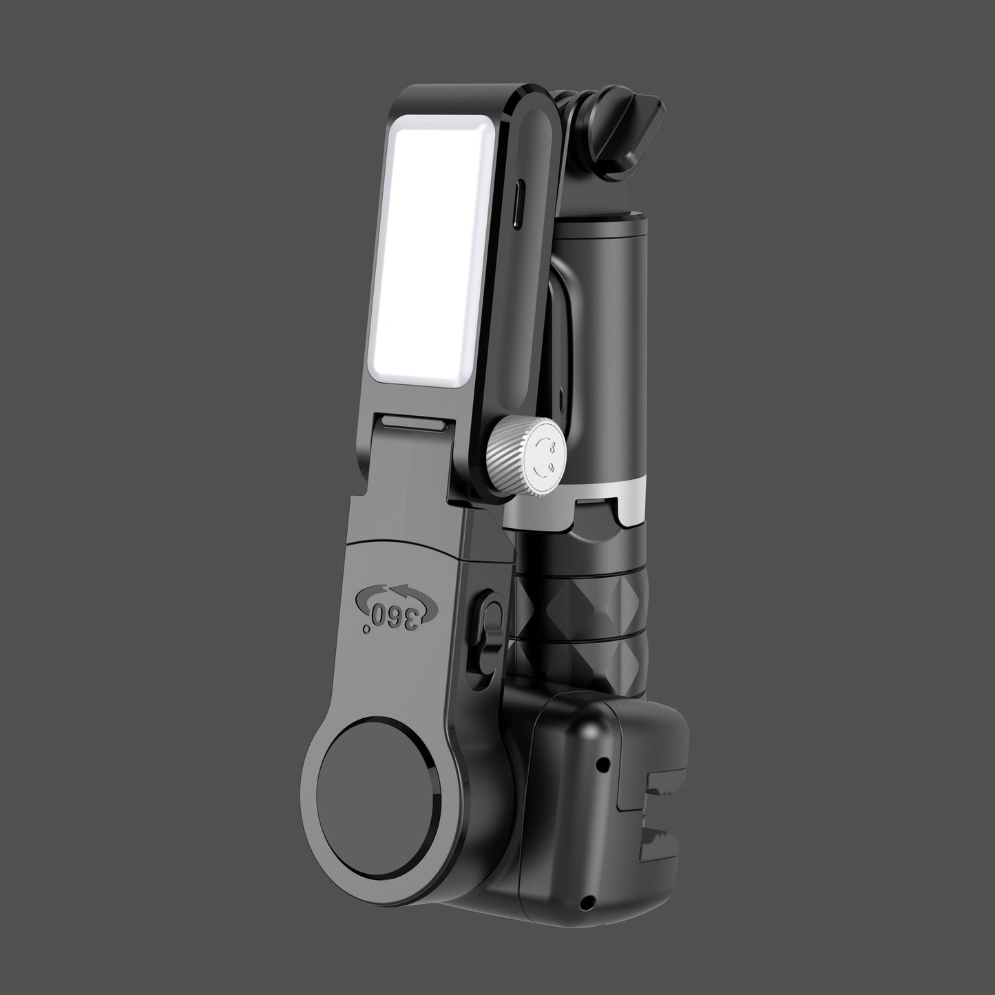Portable Smartphone Selfie Stick Gimbal Stabilizer with Anti-Shake Feature for Travel, Vlogging and Photography