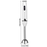 Powerful 400W Hand Held Blender with Stainless Steel Blade for Home Kitchen Cooking