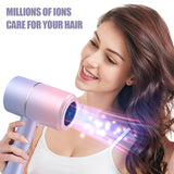 Professional Ionic Hair Dryer Foldable Hairdryer with UK Adapter