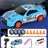 Retail packaging of 1:24 RC drift car with remote control