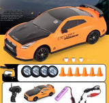 Remote control drift car performing smooth drifting action