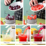 Rechargeable Orange & Lemon Juice Extractor Machine with USB charging