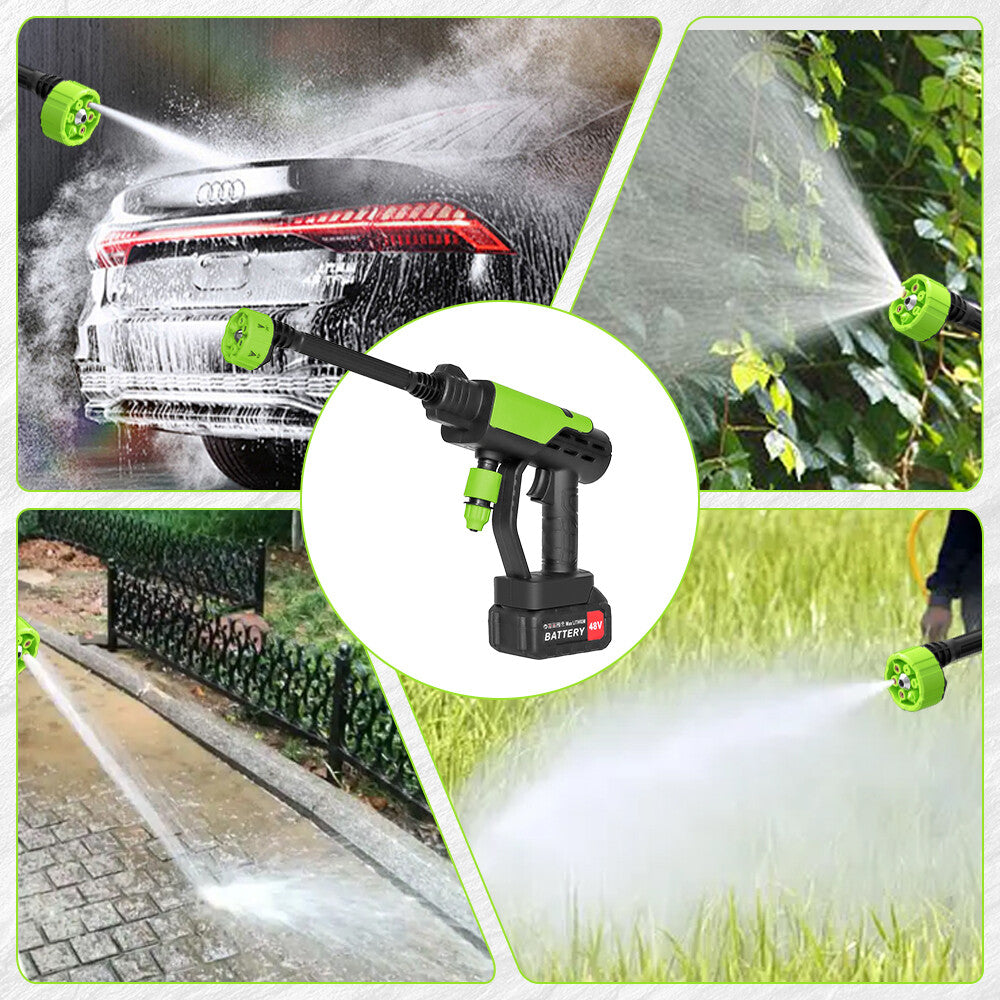 Rechargeable Cordless Pressure Washer for Car Bike Patio Driveway and Outdoor Cleaning