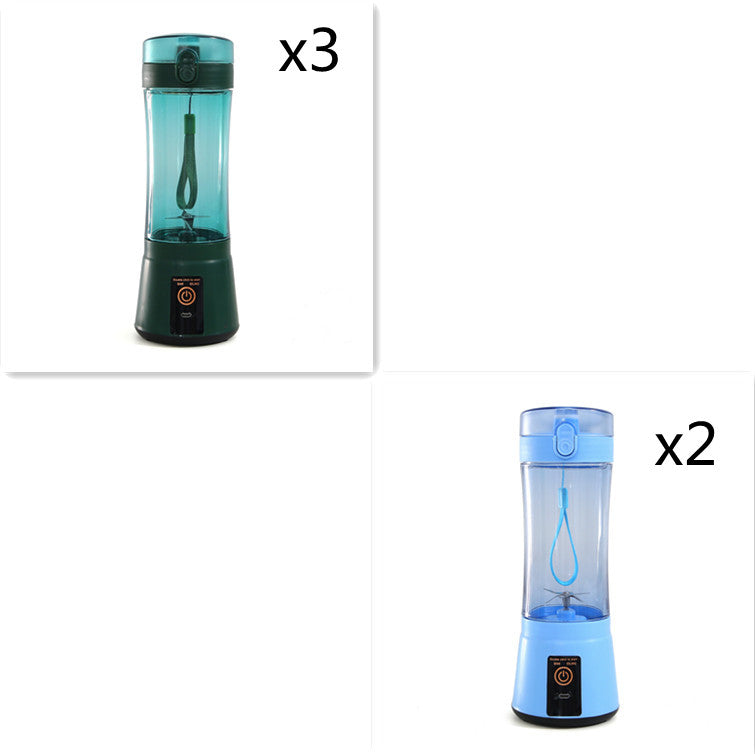 Portable smoothie cup with rechargeable battery