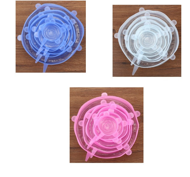 Reusable kitchen lids designed for airtight food storage