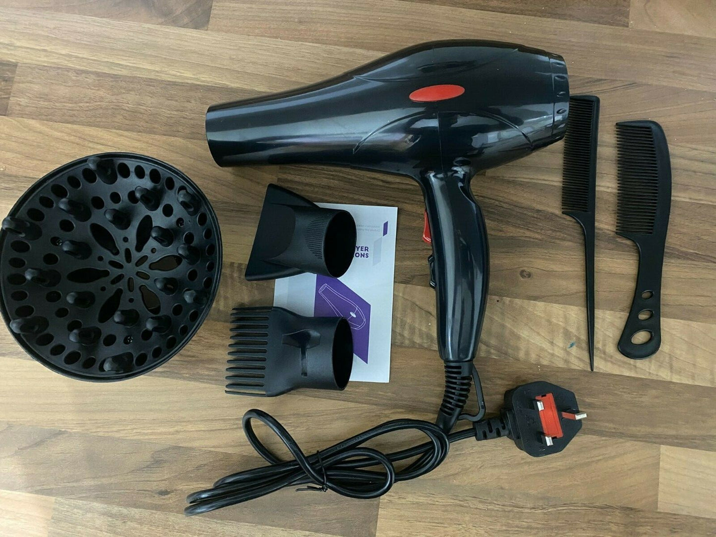 Salon Grade 2200W Hair Dryer for Smooth, Frizz-Free Blow Dry Results