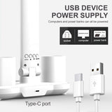 Smart 4 Panel LED Desk Light with Touch Control, Fan and Digital Clock