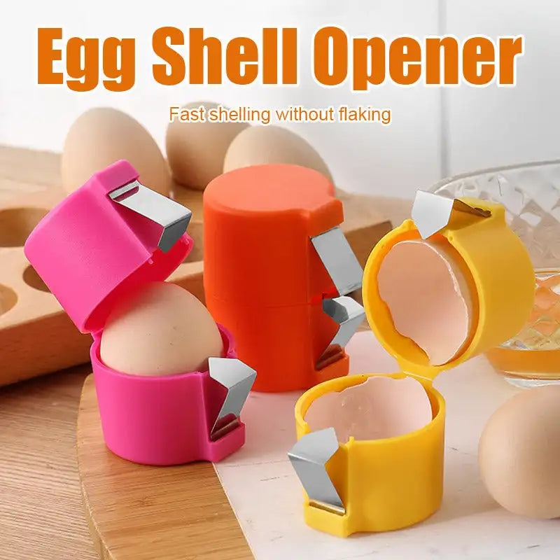 Stainless Steel Egg Shell Opener for quick and clean egg cracking