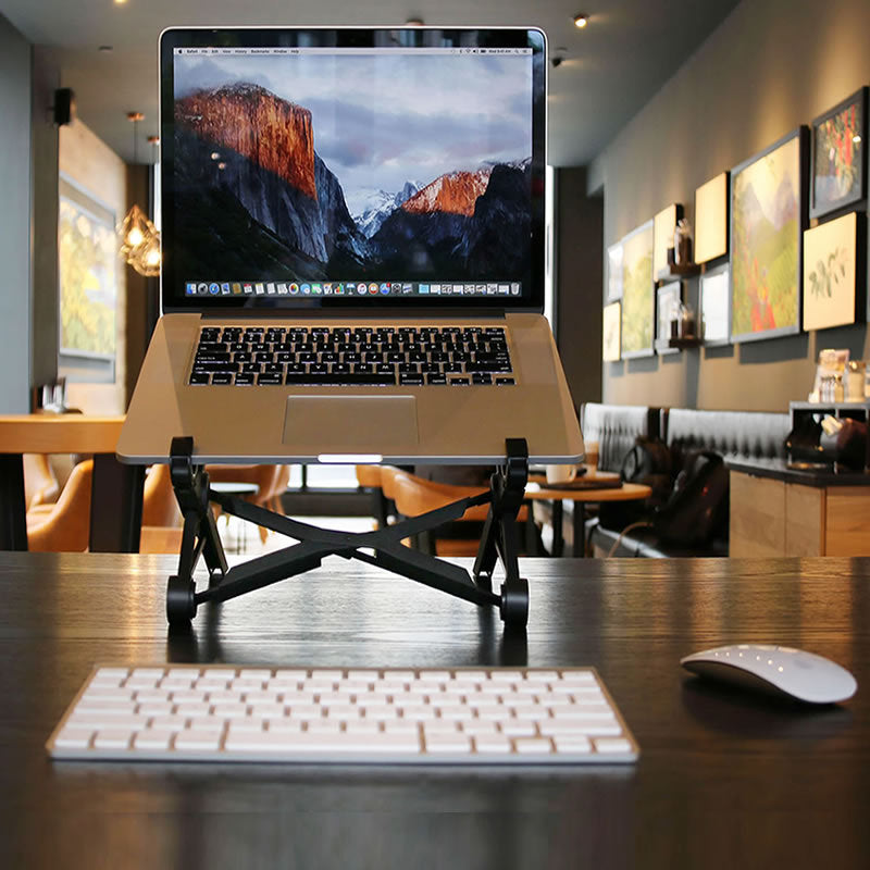 Travel-Friendly Foldable Laptop Stand, Universal Notebook Holder for MacBook, Windows Laptop, Tablet & Ultrabook