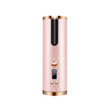 Travel-friendly rechargeable automatic hair curler for styling anywhere