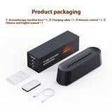 Ultrasonic Essential Oil Diffuser with Timer, Silent Operation and Flame Effect