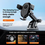 Universal Auto Lock Car Phone Holder with Suction Cup & Air Vent Mount for iPhone and Android