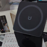 Universal Mobile Phone Holder for Desk, Adjustable Foldable Cell Phone Stand for Hands-Free Viewing, Video Calls, Office & Home
