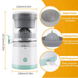 USB Electric Citrus Juicer Portable Orange Squeezer for home and travel