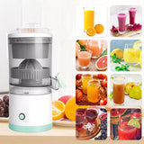 USB Rechargeable Electric Orange Juicer for quick citrus extraction