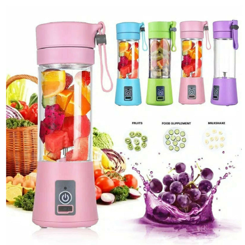 USB rechargeable portable blender 380ml mini smoothie juicer
