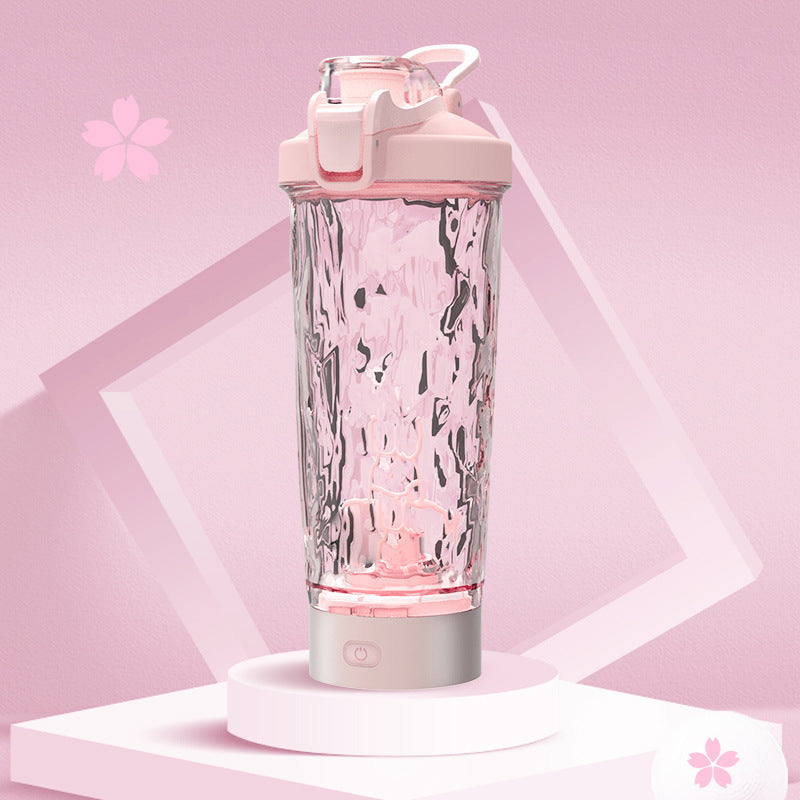 USB rechargeable smart mixing bottle for protein drinks and meal replacement shakes