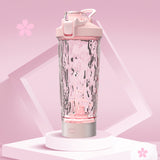 USB rechargeable smart mixing bottle for protein drinks and meal replacement shakes