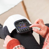 Wireless knee massager with air compression and infrared heat therapy