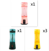 Portable milkshake maker with rechargeable battery