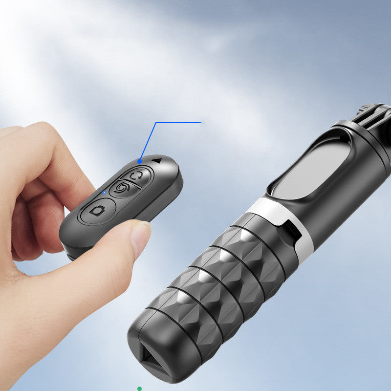 Wireless Phone Gimbal Selfie Stick with LED Fill Light for Content Creators, Live Streaming & Video Recording